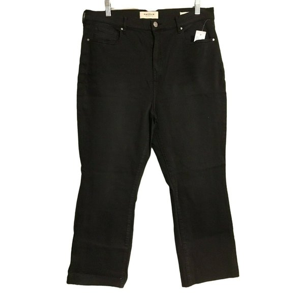 PacSun Pants - NWT PACSUN Hi-Rise Kick Flare Pants Sz 32 Black Stretch #975